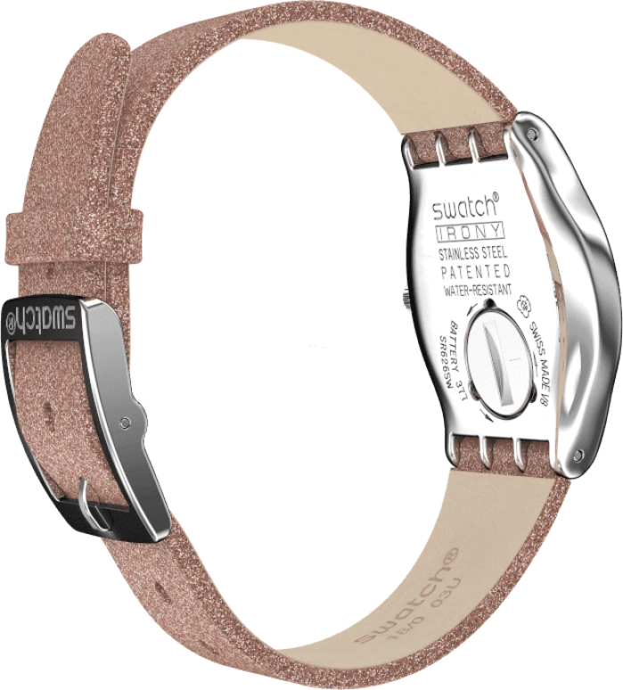 Swatch,IRONY 33x38mm,33x38mm,Coffee,Brown,YLS220