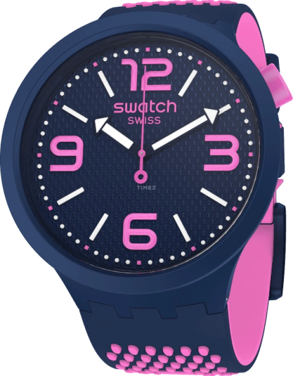 Swatch,THE BOLD 47mm,47mm,Plastic,Black,SO27N103