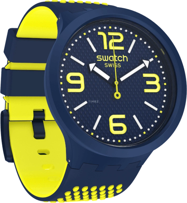 Swatch,THE BOLD 47mm,47mm,Plastic,Black,SO27N102