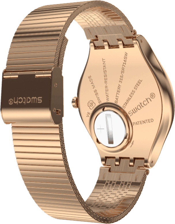 Swatch,SKIN ,Stainless Steel,Gold,SYXG101GG