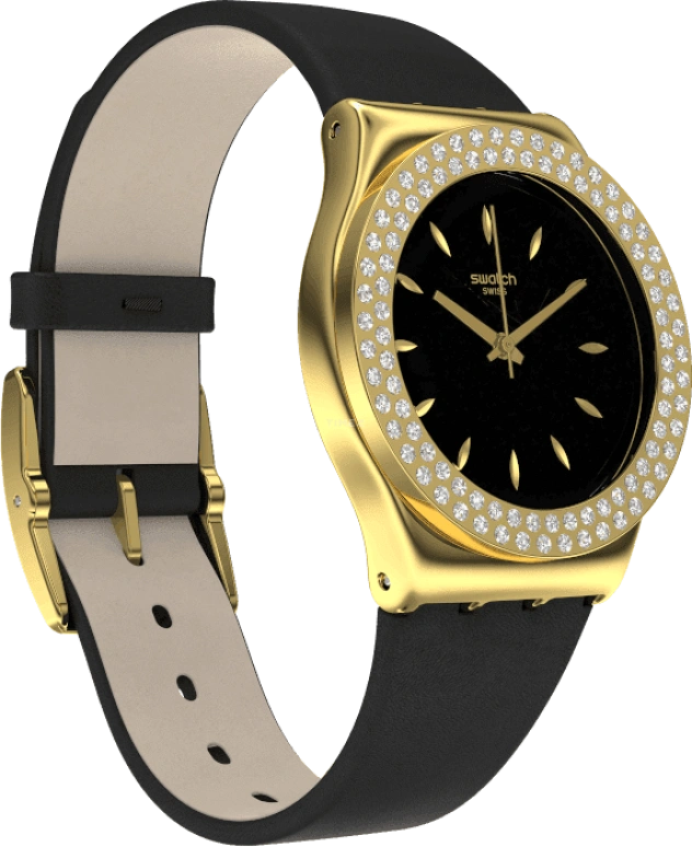 Swatch,IRONY 33x0.38mm,33x0.38mm,Black,YLG141