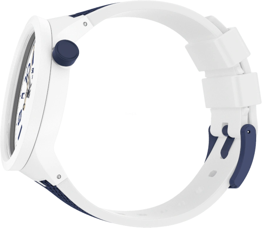 Swatch,THE BOLD 47mm,47mm,Plastic,White,Sapphire,Crystal Glass,Closed,SO27W102