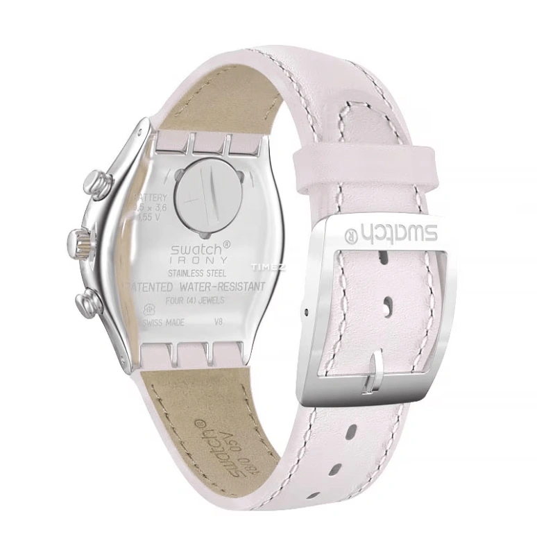 Swatch,IRONY 40mm,40mm,Stainless Steel,Silver White,Quartz,Chronograph,Day,YCS599