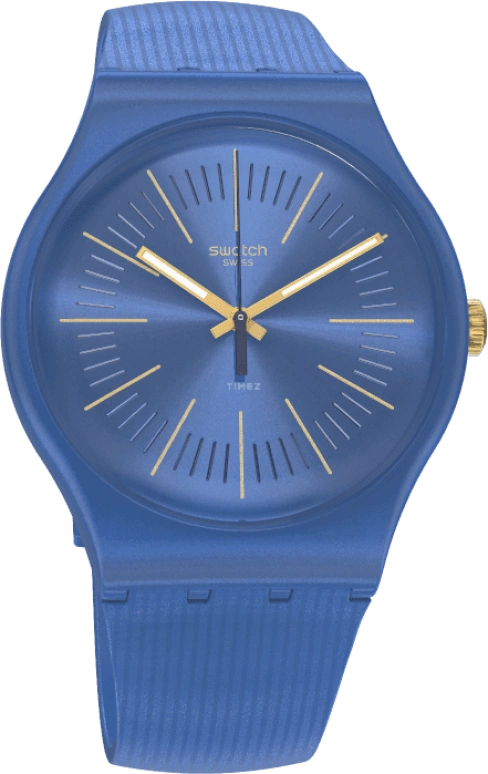 Swatch,Originals 41mm,41mm,Plastic,Blue,SUON143