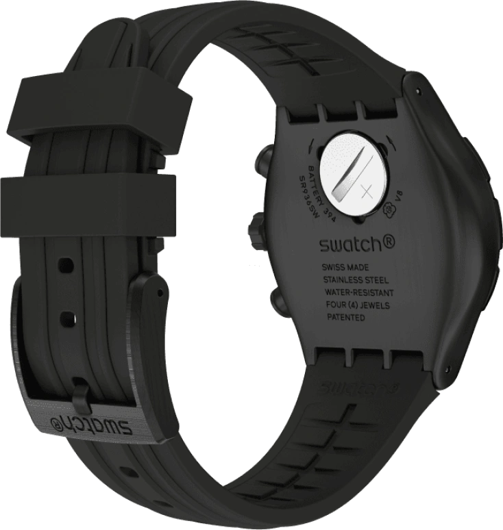 Swatch,IRONY 43x49mm,43x49mm,Black,YVB409