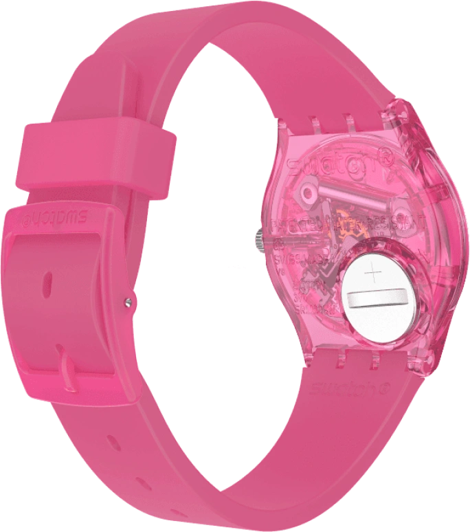 Swatch,Originals 34mm,34mm,Plastic,Pink,GP166