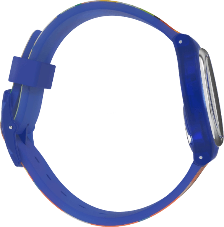 Swatch,Originals 34mm,34mm,Plastic,Multi-Color,Quartz,Sapphire,Crystal Glass,Round,GZ712