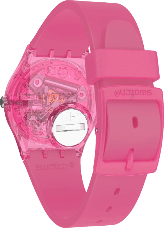 Swatch,Originals 34mm,34mm,Plastic,Pink,GP166