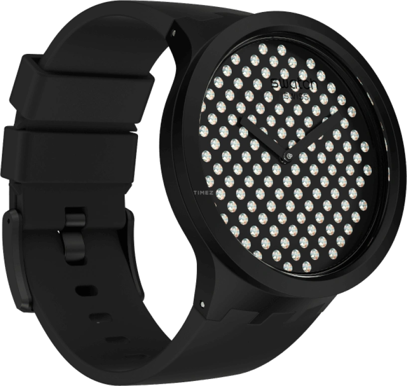 Swatch,THE BOLD 47mm,47mm,Plastic,Black,SO27Z107