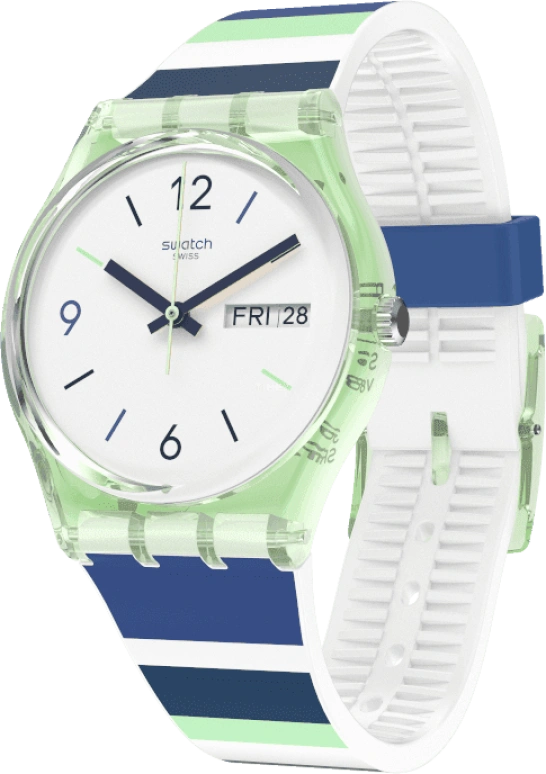 Swatch,Originals 34mm,34mm,Plastic,White,Open,GG711