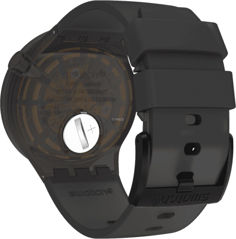 Swatch,THE BOLD 47mm,47mm,Plastic,Coffee,Brown,SO27B112