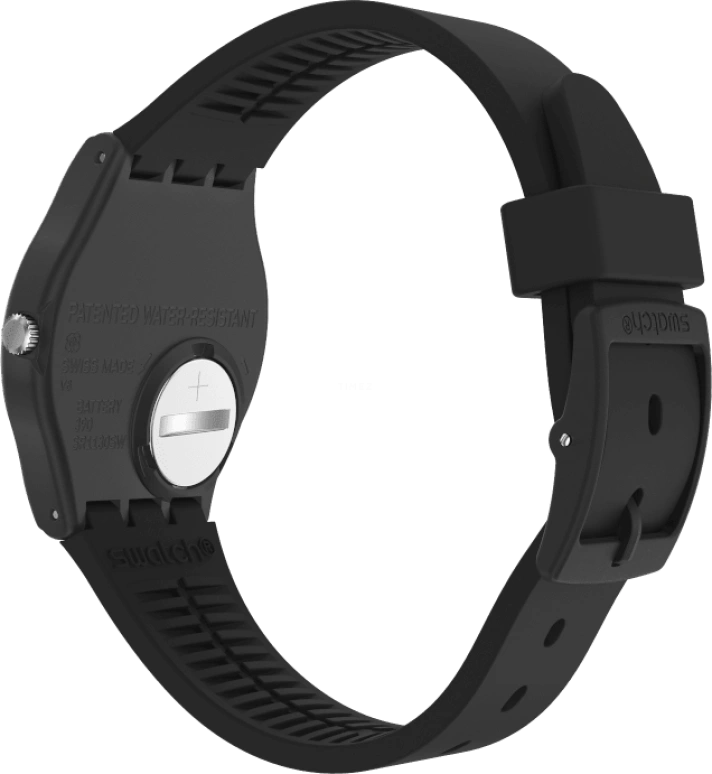 Swatch,Originals 34mm,34mm,Plastic,Black,Closed,GB330