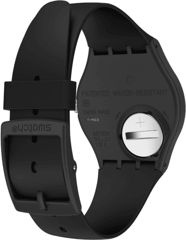 Swatch,Originals 34mm,34mm,Plastic,White,Quartz,Date,Day,GB743