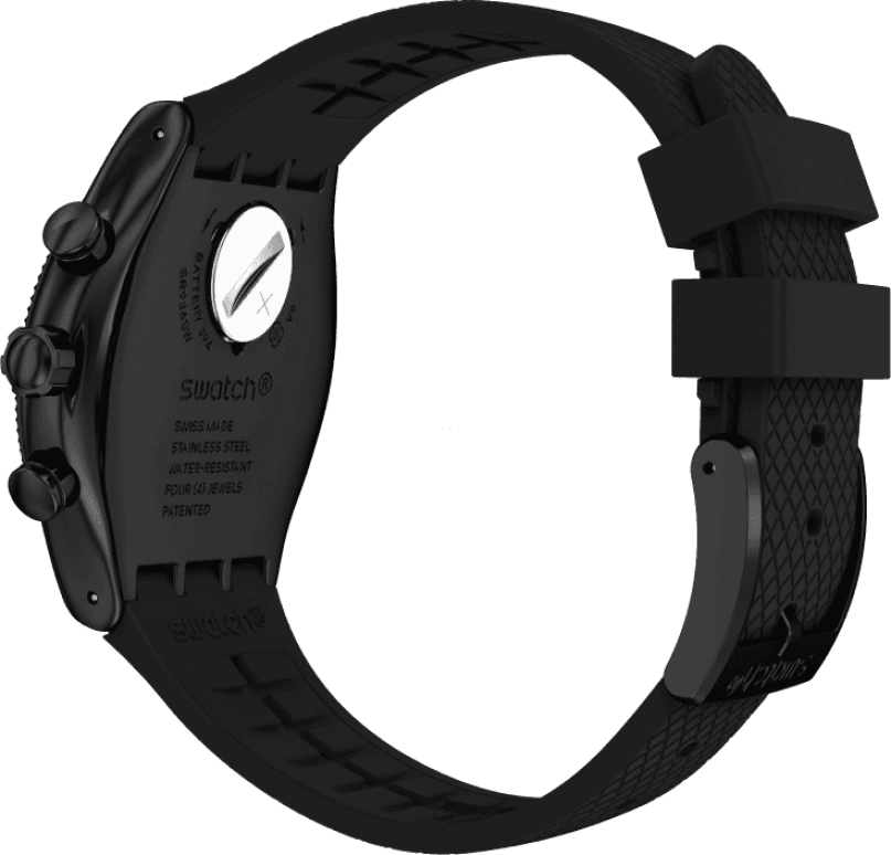 Swatch,IRONY 43x49mm,43x49mm,Black,YVB408