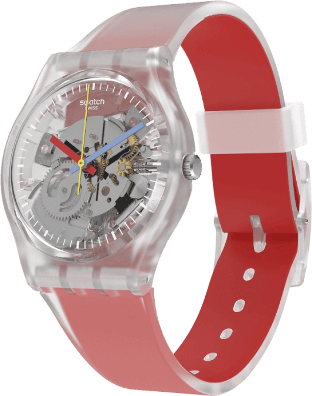 Swatch,CLEAR 34mm,34mm,Open,GE292