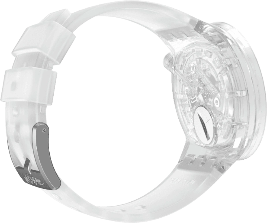 Swatch,THE BOLD 47mm,47mm,Plastic,Transparent,SO27E100