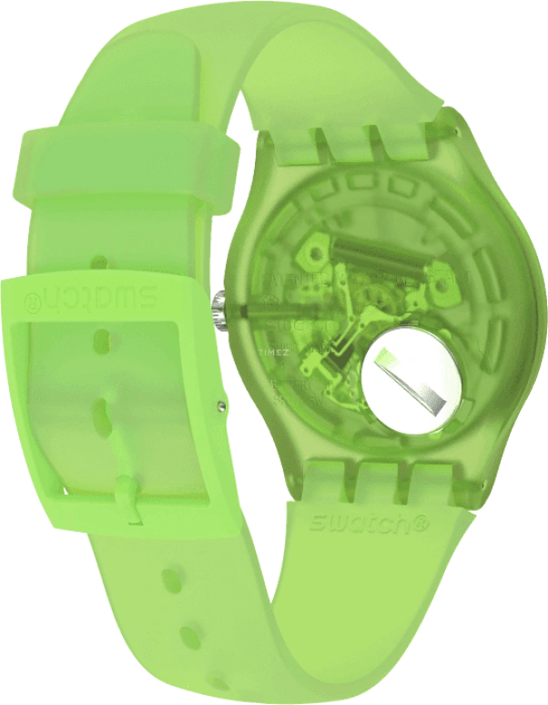 Swatch,Originals 41x47.40mm,41x47.40mm,Plastic,Green,SUOG118