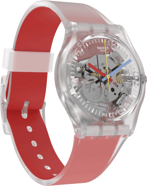 Swatch,CLEAR 34mm,34mm,Open,GE292