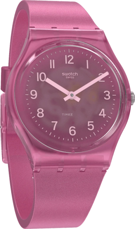 Swatch,Originals 34mm,34mm,Pink,Open,GP170