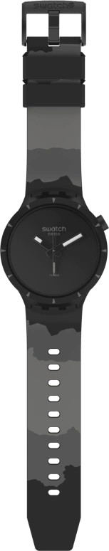 Swatch,THE BOLD 47mm,47mm,Bioceramic,Ceramic,Black,Quartz,Sapphire,Crystal Glass,Round,SB03B110