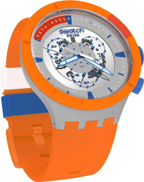 Swatch,THE BOLD 47mm,47mm,Bioceramic,Ceramic,Sapphire,Crystal Glass,SB04Z401