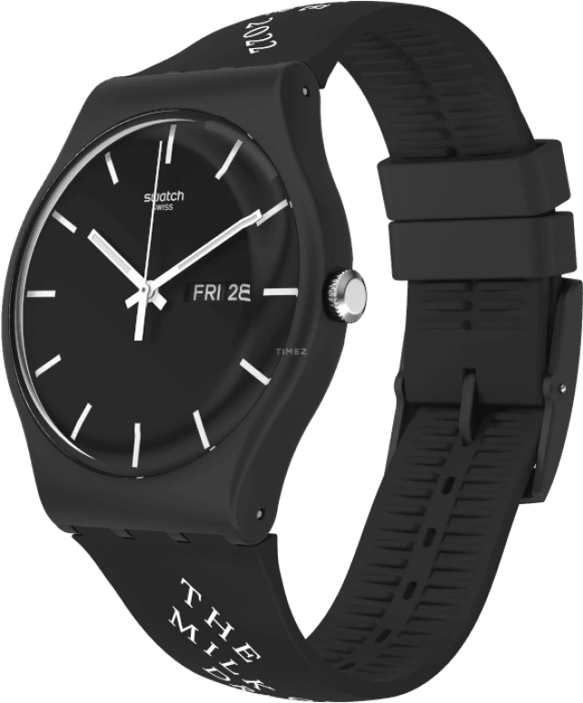 Swatch,Originals 41mm,41mm,Plastic,Black,SUOB720R