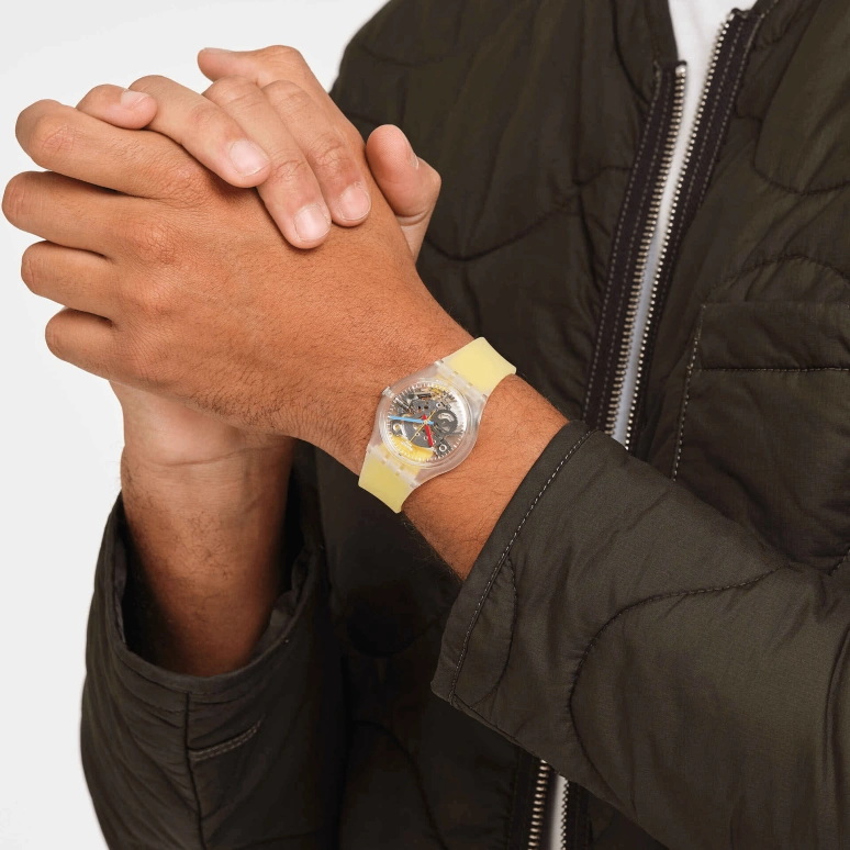 Swatch,CLEAR 34mm,34mm,Open,GE291