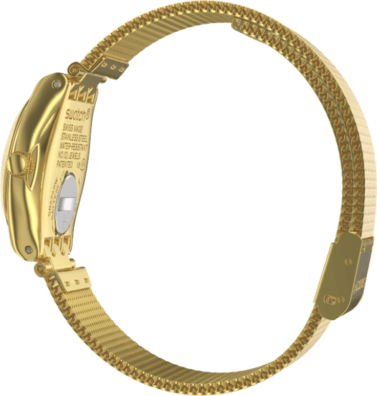 Swatch,IRONY 25x28.70mm,25x28.70mm,Gold,YSG167M