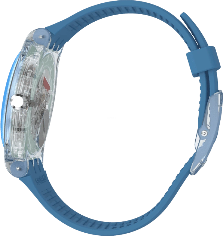 Swatch,Originals 41mm,41mm,Plastic,Blue,SUOK711