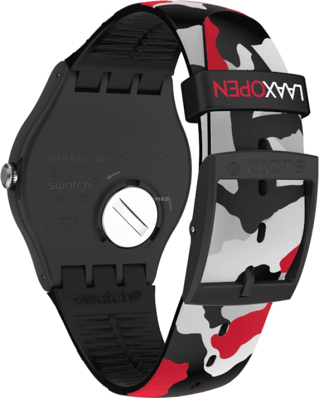 Swatch,Originals 41mm,41mm,Plastic,Black,SUOB714C
