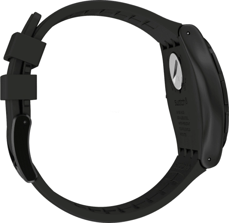 Swatch,IRONY 43x49mm,43x49mm,Black,YVB409