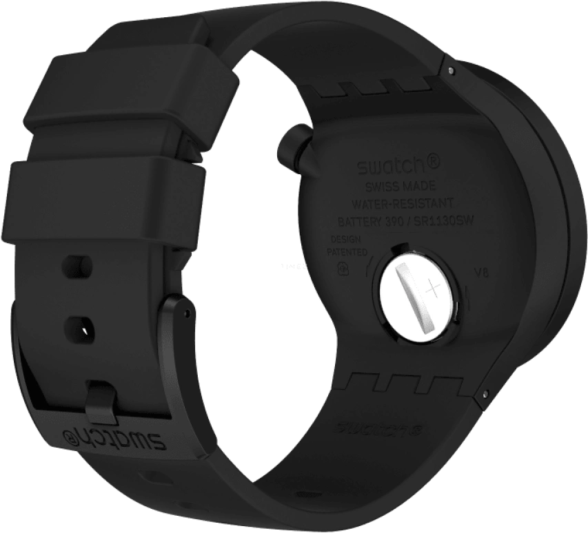 Swatch,THE BOLD 47mm,47mm,Plastic,Black,SO27Z107