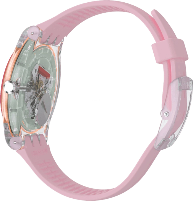 Swatch,Originals 41mm,41mm,Plastic,Pink Red,Red,SUOK710