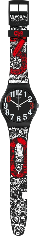 Swatch,Originals 41mm,41mm,Plastic,Black,SUOZ322