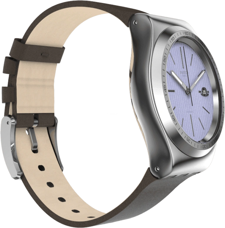 Swatch,IRONY 42mm,42mm,Blue,Open,YIZ405