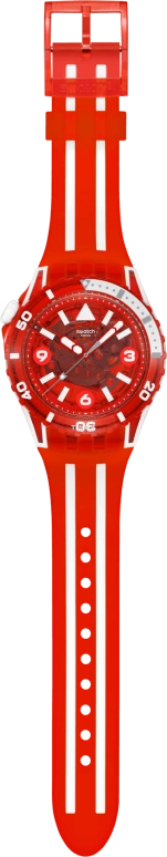 Swatch,SCUBAQUA 44x51.50mm,44x51.50mm,Bio-sourced,Bioceramic,Red,Quartz,Round,SSCU09R100