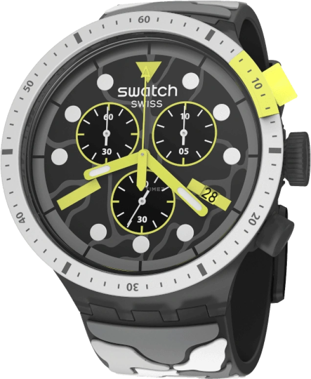 Swatch,THE BOLD 47mm,47mm,Plastic,SB02M400