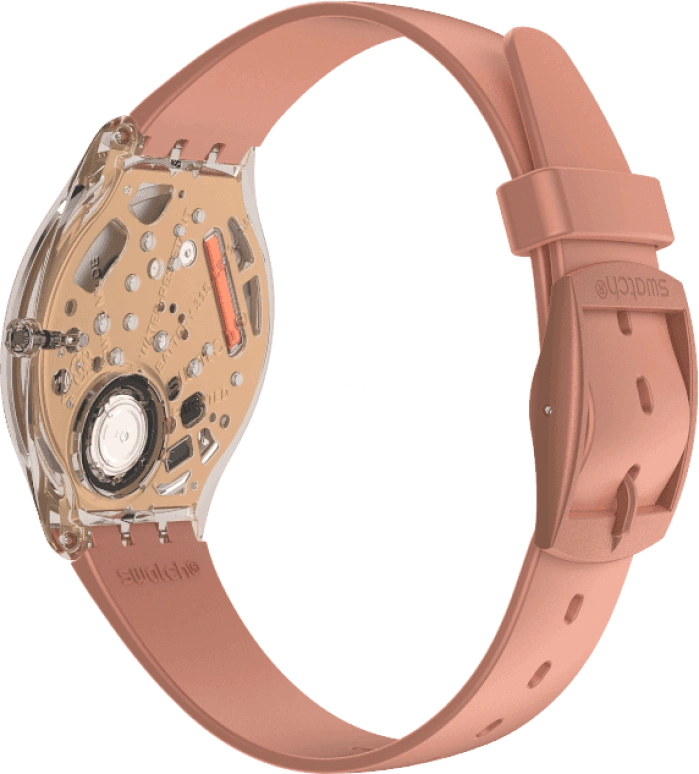 Swatch,SKIN 36.80mm,36.80mm,Plastic,Pink,SVOK108