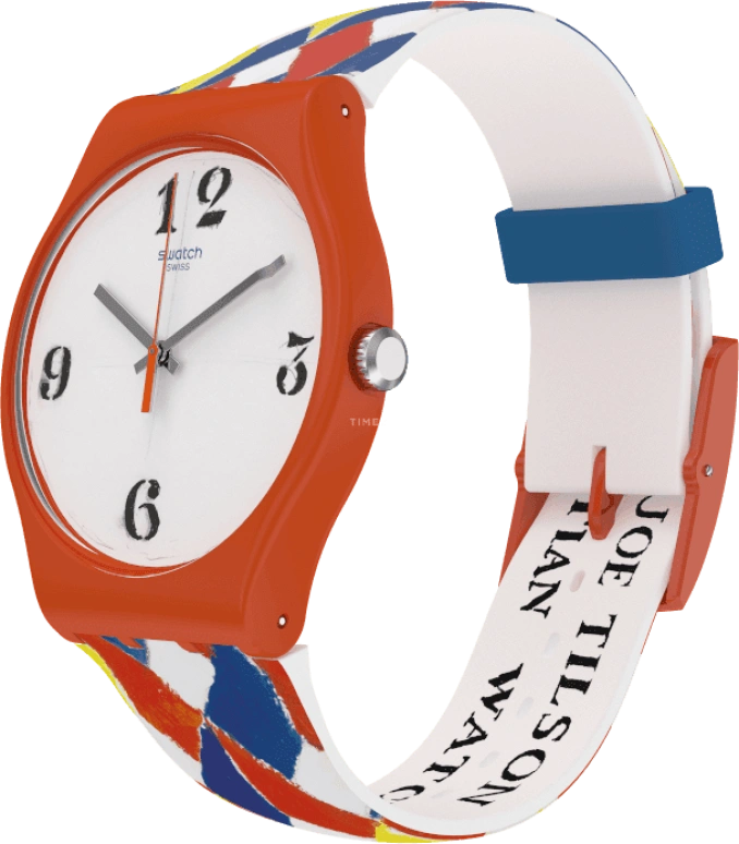 Swatch,Originals 41mm,41mm,Plastic,White,Sapphire,Crystal Glass,SUOZ312S