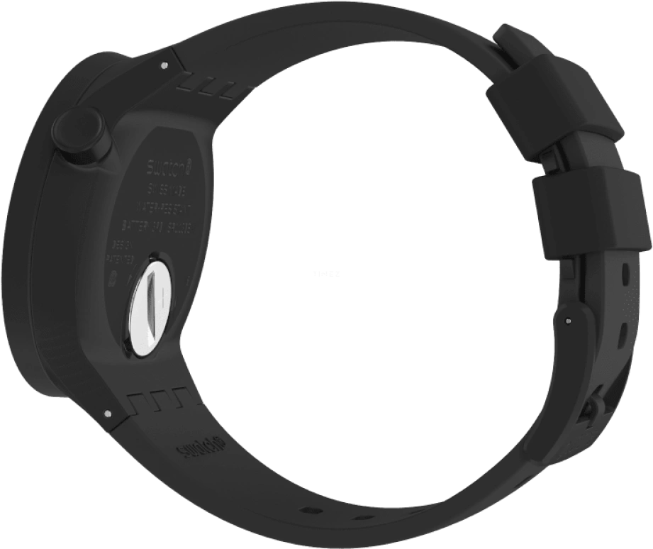 Swatch,Other 47mm,47mm,Bioceramic,Black,Skeleton,Quartz,Sapphire,Crystal Glass,Round,SB03B100