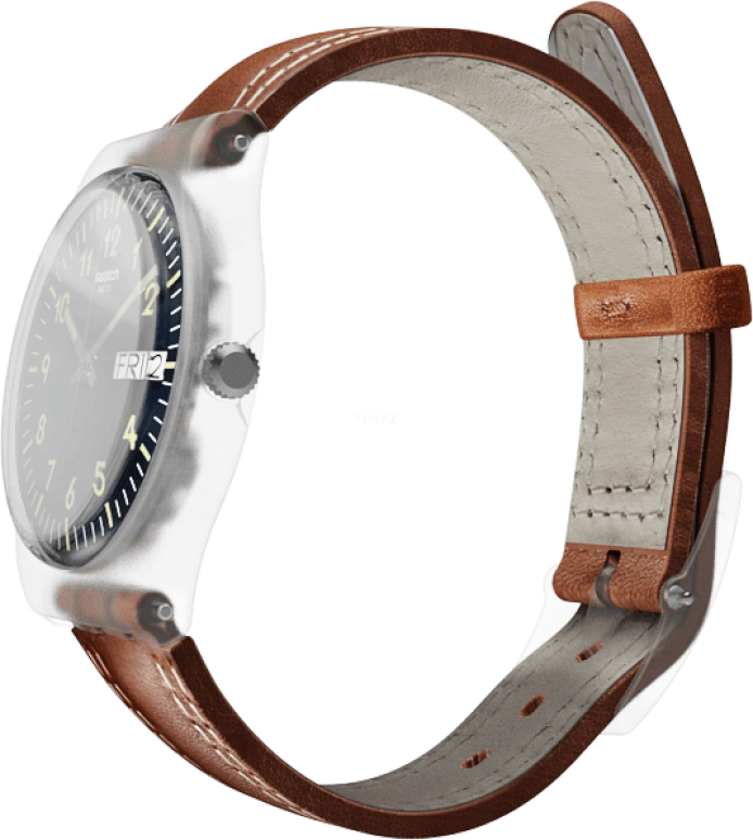 Swatch,Originals 34mm,34mm,Plastic,Blue,GE709