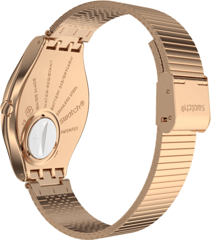 Swatch,SKIN ,Stainless Steel,Gold,SYXG101GG