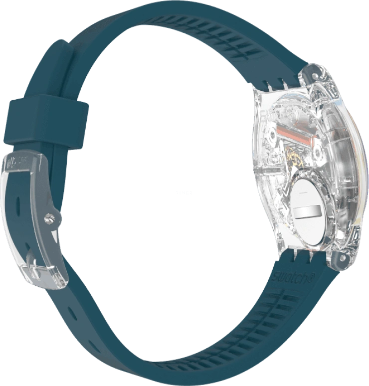 Swatch,Originals 34x39.20mm,34x39.20mm,Plastic,Coffee,Cyan,GE721