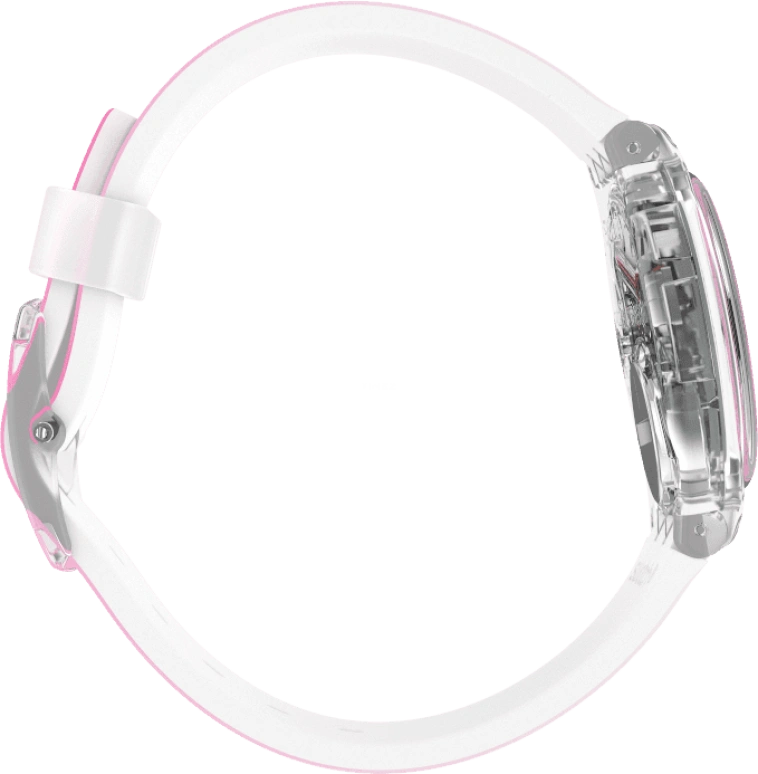 Swatch,Originals 34mm,34mm,Plastic,Pink,Sapphire,Crystal Glass,GE719