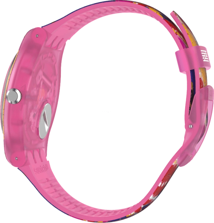 Swatch,Originals 41mm,41mm,Plastic,Multi-Color,Quartz,Sapphire,Crystal Glass,Round,SUOZ341