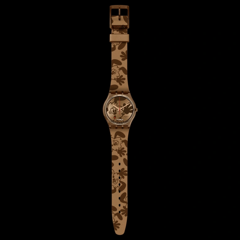 Swatch,Originals 34mm,34mm,Bio-sourced,Brown,Quartz,Day,Round,SO28Z701
