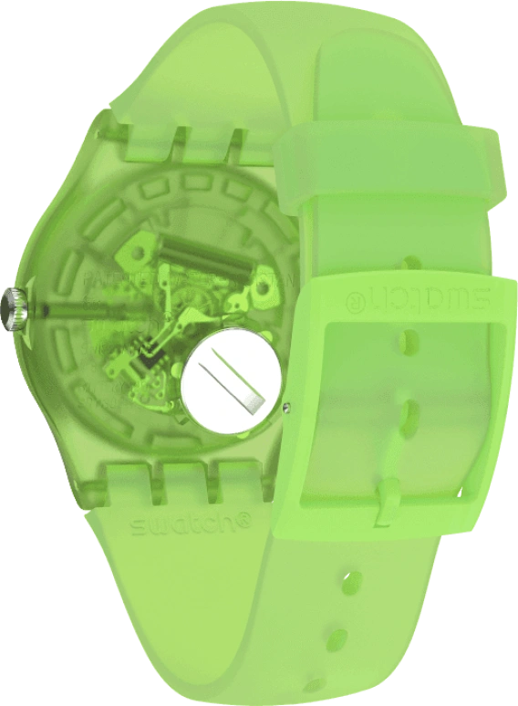 Swatch,Originals 41x47.40mm,41x47.40mm,Plastic,Green,SUOG118