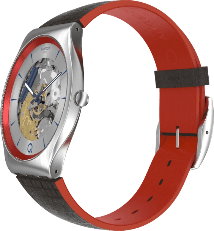 Swatch,Other ,Stainless Steel,Sapphire,Crystal Glass,SS07Z102