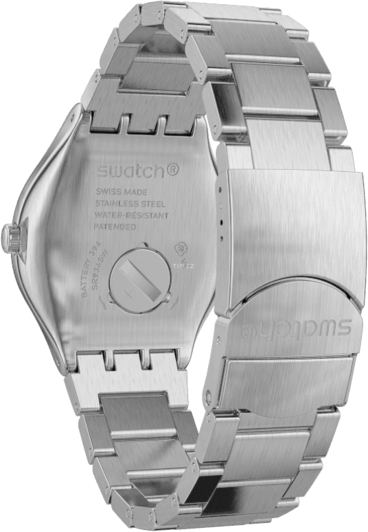 Swatch,IRONY 42.70mm,42.70mm,Stainless Steel,Black,YWS439G