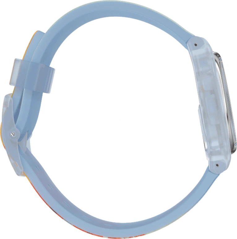 Swatch,Originals 34mm,34mm,Plastic,Blue,Quartz,Sapphire,Crystal Glass,Round,GZ357